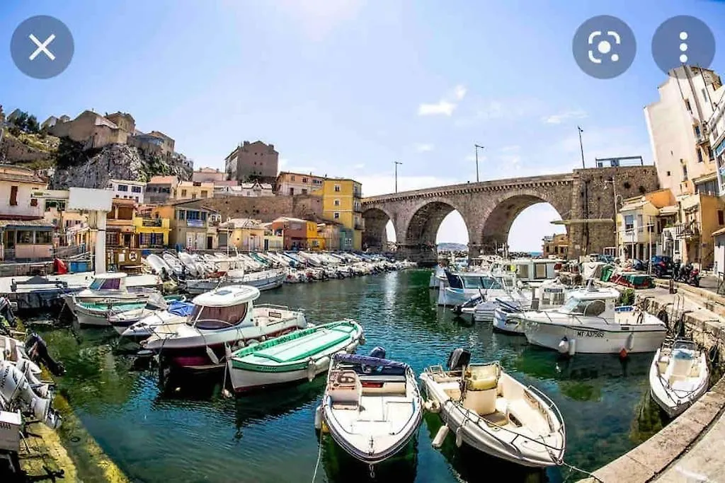 Appartement T2 Proximite Mer, Vallon Des Auffes à Marseille